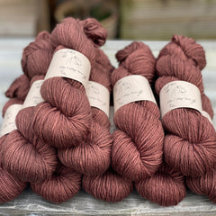 Reddish brown yarn