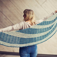Royal Mile Shawl knitting pattern: A4 Print Pattern