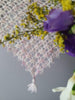 Frosted Neckerchief Shawl crochet pattern: Digital Download