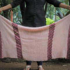 Ode to Autumn wrap knitting pattern: A5 Print Pattern