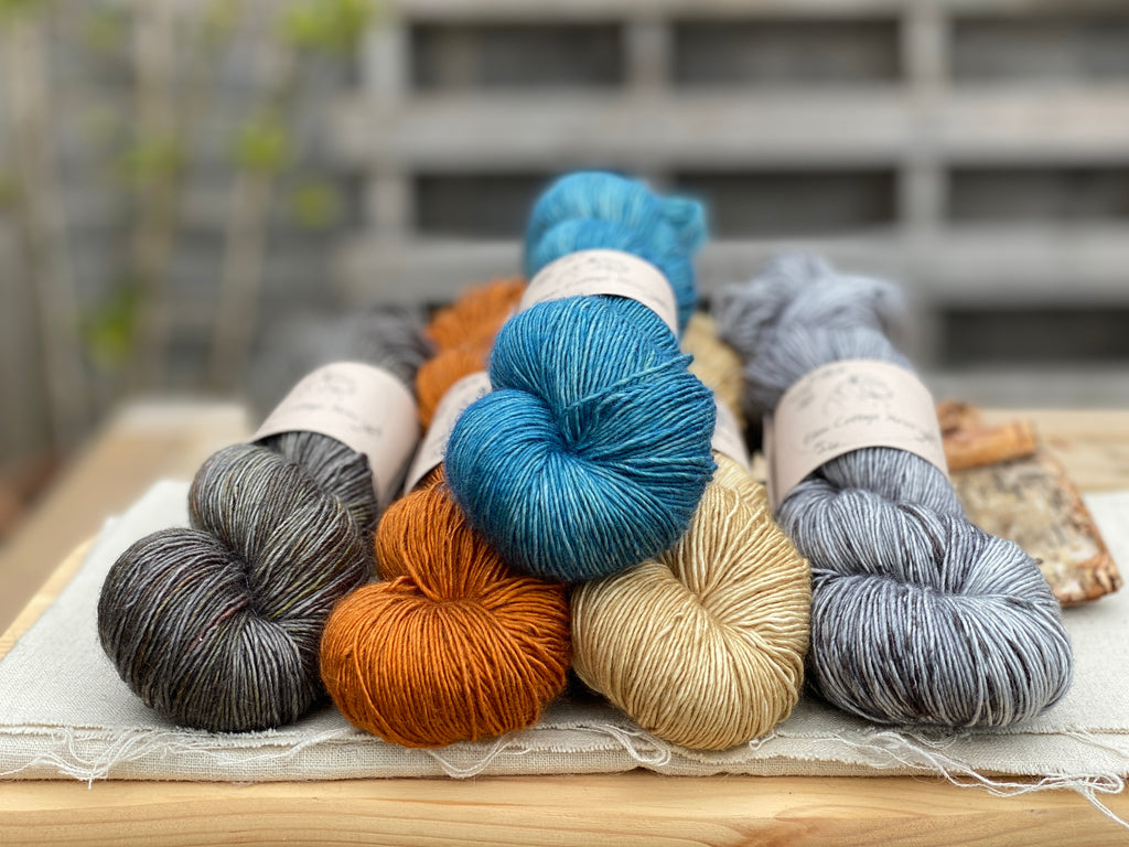 Introducing: Titus Fingering-weight merino/silk hand dyed yarn