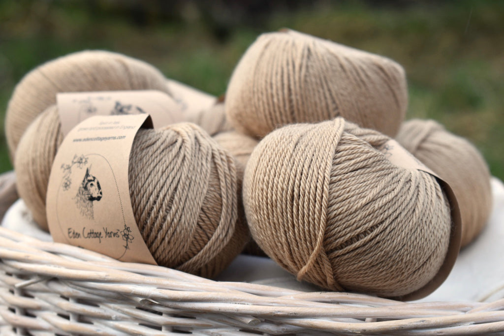 Autumn Fields - yarn with a heart of beautiful soft gold