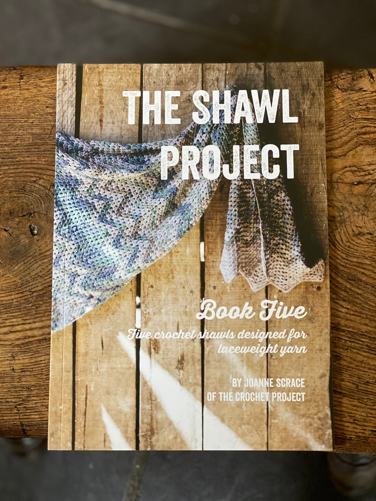 Introducing: The Shawl Project Book 5 from The Crochet Project, featuring laceweight yarn!