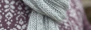 Fuzzy Ribbed Scarf knitting pattern