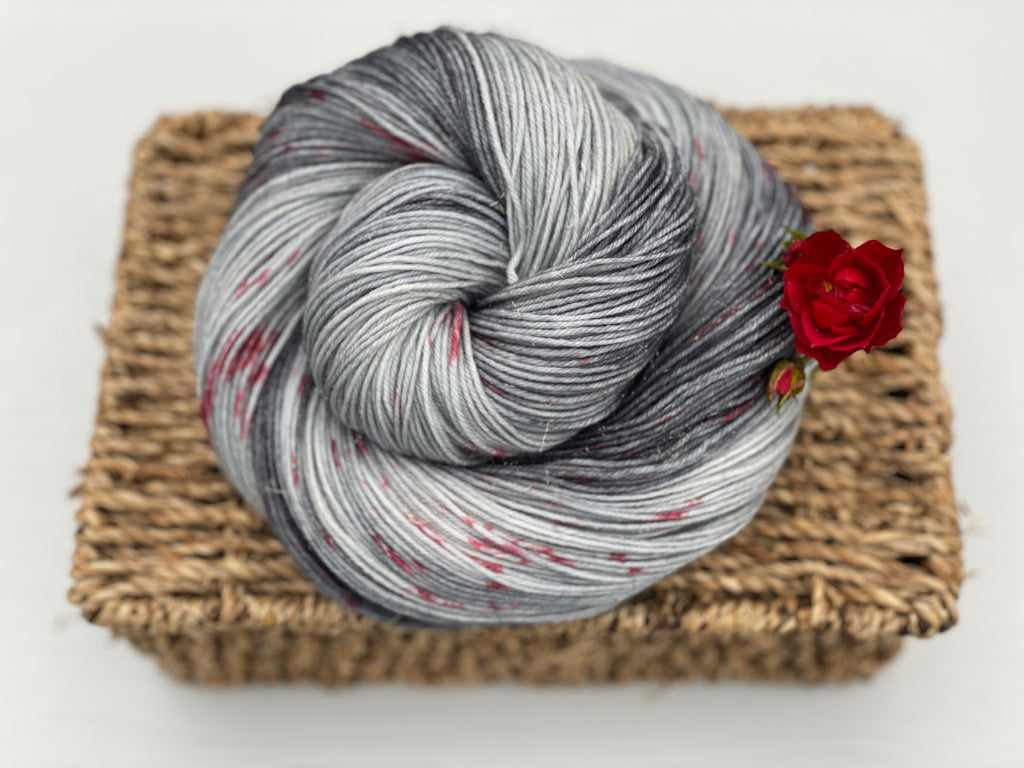 Introducing our sparkly Rosedale 4ply yarn!