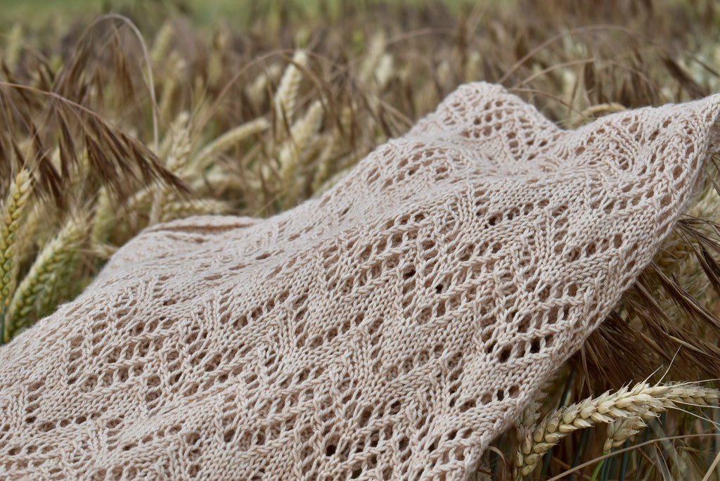 Hencliffe revisited: a re-release of our large lacy wrap pattern