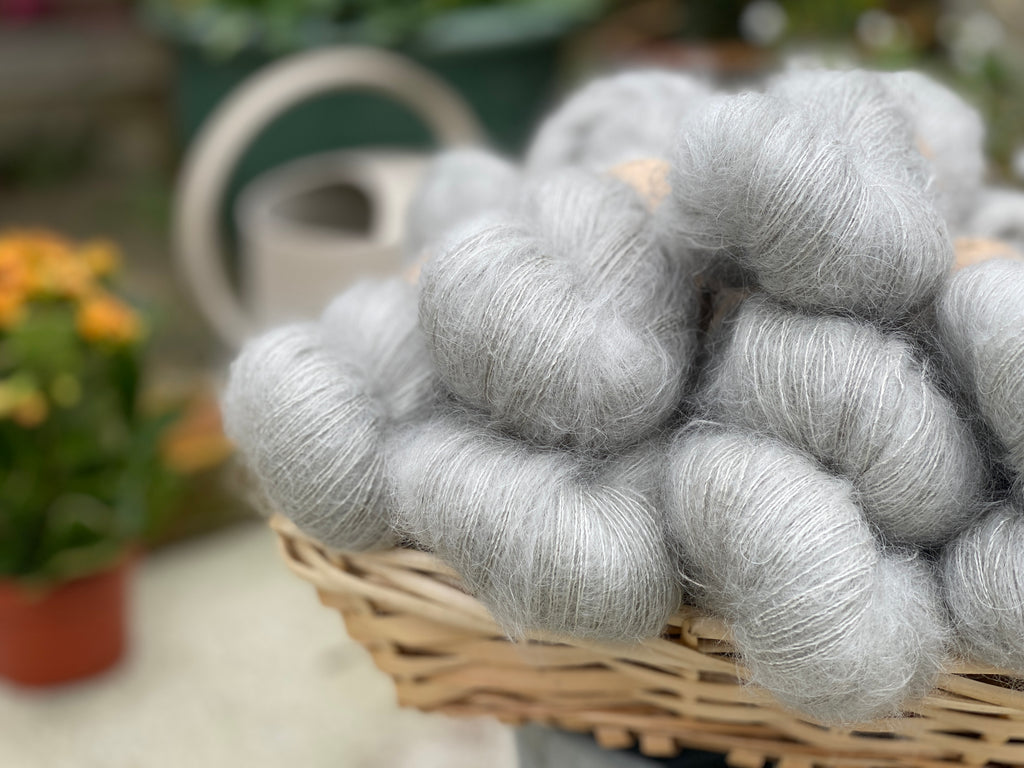 Eldwick Lace: projects and patterns using our mohair/silk fluff yarn