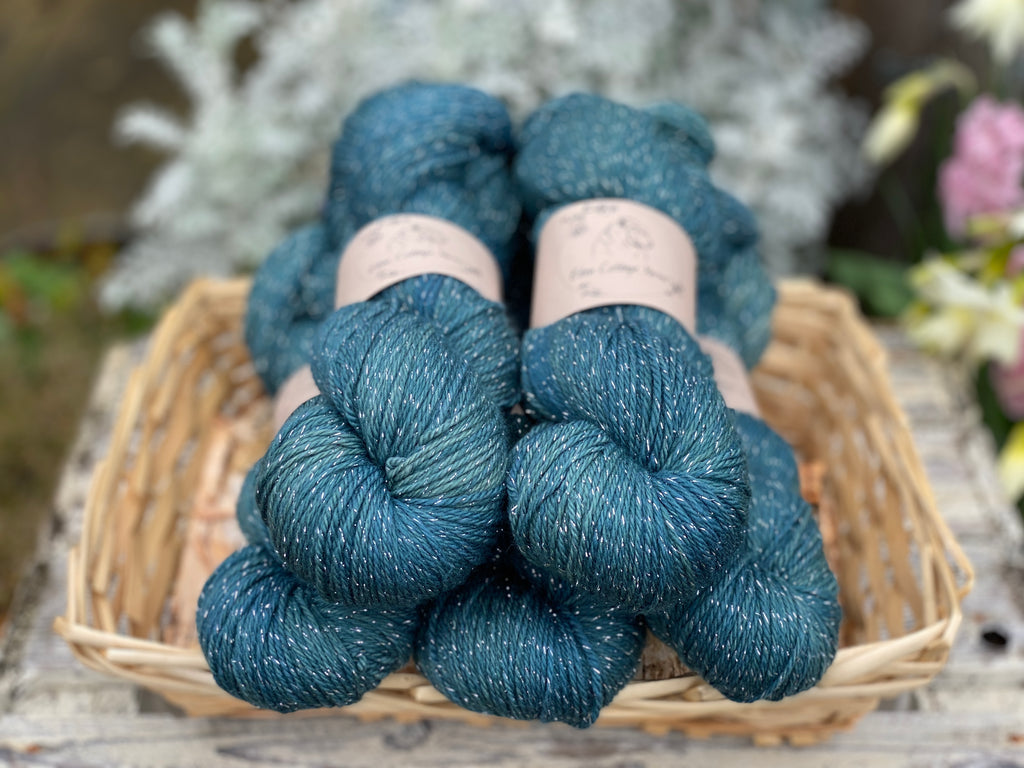 Nateby 4ply: Projects and Patterns using our silver sparkly sock yarn with lurex