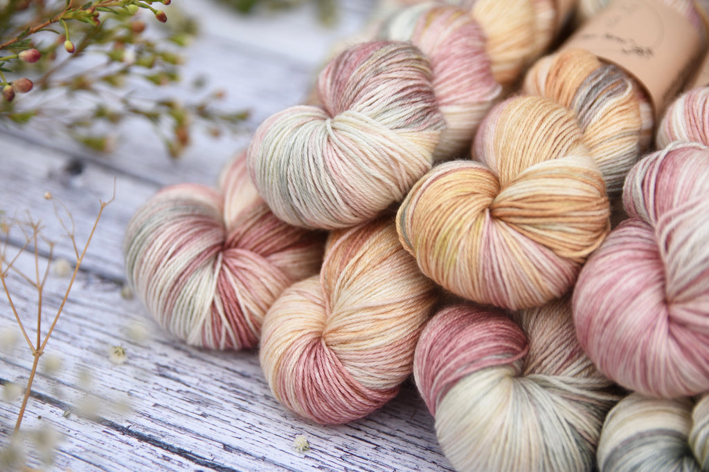 How do hand dyed yarn updates work?