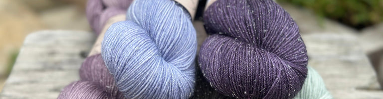 Silverdale 4ply - superwash merino/nylon/sparkly silver stellina