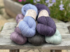 Browse our Silverdale 4ply - superwash merino/nylon/sparkly silver stellina collection.