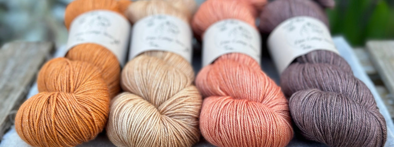 Four colour 4ply yarn packs