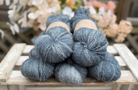 Brimham Boucle (lace) in Millpond (Dyelot 050826)