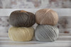 Four colour Milburn 4ply yarn pack -16 (200g)