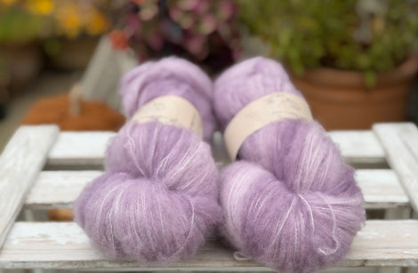 Brimham Fluff Lace in Dusk (Dyelot 220926)