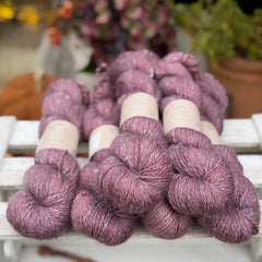 Keld Aran in Heliotrope (Dyelot 100926)