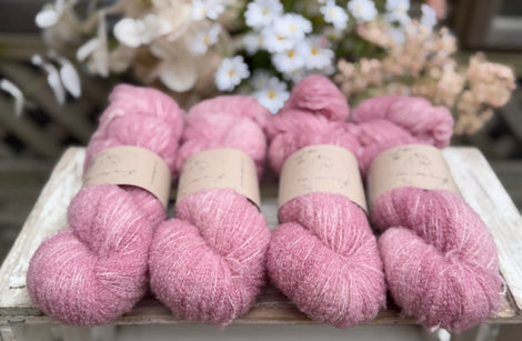 Brimham Boucle (lace) in Hydrangea (Dyelot 050826)