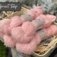 Dyed-to-order sweater quantities - Lowther Lace (75% baby suri alpaca/25% silk) hand dyed to order