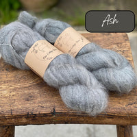 Dyed-to-order sweater quantities - Eldwick Lace (72% superkid mohair/28% silk) hand dyed to order