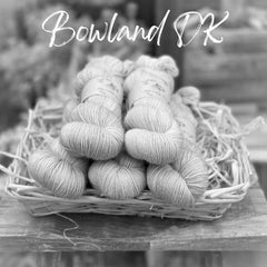 Dyed-to-order sweater quantities - Bowland DK (100% bluefaced leicester) hand dyed to order