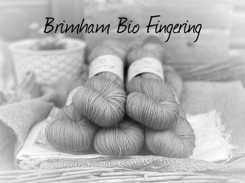 Dyed-to-order sweater quantities - Brimham Bio Fingering (85% superwash merino/15% nylon) hand dyed to order