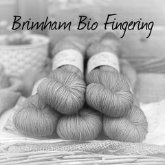 Dyed-to-order sweater quantities - Brimham Bio Fingering (85% superwash merino/15% nylon) hand dyed to order