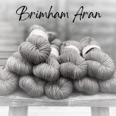 Dyed-to-order sweater quantities - Brimham Aran (85% superwash merino/15% nylon) hand dyed to order