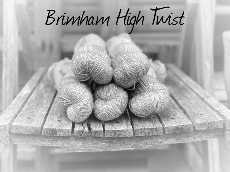 Dyed-to-order sweater quantities - Brimham High Twist (85% superwash merino/15% nylon) hand dyed to order