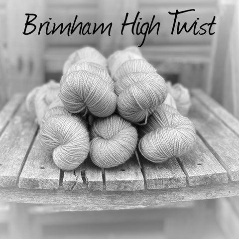 Dyed-to-order sweater quantities - Brimham High Twist (85% superwash merino/15% nylon) hand dyed to order