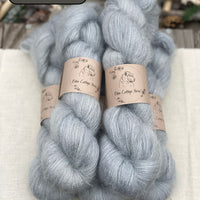 Dyed-to-order sweater quantities - Eldwick Lace (72% superkid mohair/28% silk) hand dyed to order