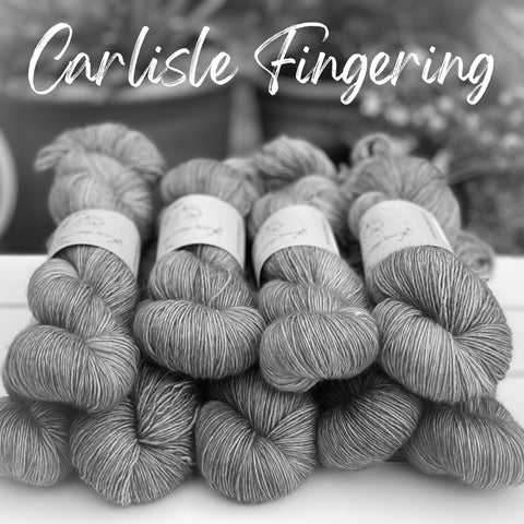 Dyed-to-order sweater quantities - Carlisle Fingering (100% superwash merino) hand dyed to order