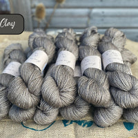 Dyed-to-order sweater quantities - Keld Fingering (90% superwash merino/ 10% linen) hand dyed to order