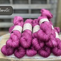Dyed-to-order sweater quantities - Keld Twist (83.3% superwash merino/ 16.7% linen) hand dyed to order