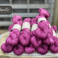 Dyed-to-order sweater quantities - Keld Aran (90% superwash merino/ 10% linen) hand dyed to order