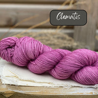 Dyed-to-order sweater quantities - Tempo 4ply (75% superwash merino/25% nylon) hand dyed to order