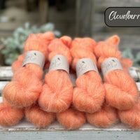 Dyed-to-order sweater quantities - Eldwick Lace (72% superkid mohair/28% silk) hand dyed to order