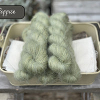 Dyed-to-order sweater quantities - Eldwick Lace (72% superkid mohair/28% silk) hand dyed to order