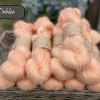 Dyed-to-order sweater quantities - Eldwick Lace (72% superkid mohair/28% silk) hand dyed to order