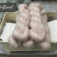 Dyed-to-order sweater quantities - Eldwick Lace (72% superkid mohair/28% silk) hand dyed to order