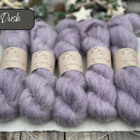 Dyed-to-order sweater quantities - Eldwick Lace (72% superkid mohair/28% silk) hand dyed to order