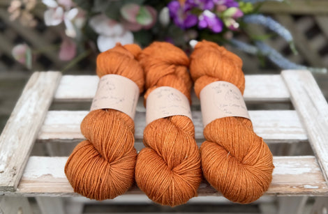 Rosedale 4ply in Rust (Dyelot 040826)