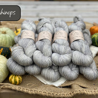 Dyed-to-order sweater quantities - Keld Fingering (90% superwash merino/ 10% linen) hand dyed to order