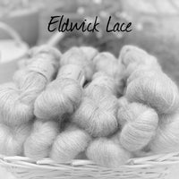 Dyed-to-order sweater quantities - Eldwick Lace (72% superkid mohair/28% silk) hand dyed to order