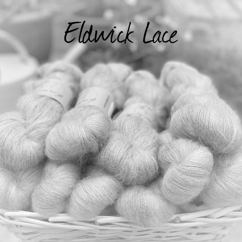 Dyed-to-order sweater quantities - Eldwick Lace (72% superkid mohair/28% silk) hand dyed to order