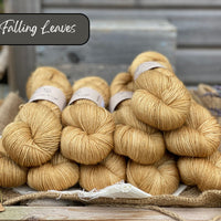 Dyed-to-order sweater quantities - Silverdale 4ply (75% superwash extrafine merino/ 15% nylon/ 10% silver stellina) hand dyed to order