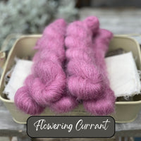 Dyed-to-order sweater quantities - Eldwick Lace (72% superkid mohair/28% silk) hand dyed to order