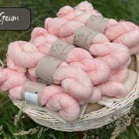 Dyed-to-order sweater quantities - Brimham Bio Fingering (85% superwash merino/15% nylon) hand dyed to order