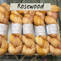 Dyed-to-order sweater quantities - Titus 4ply (75% superwash merino/25% silk) hand dyed to order