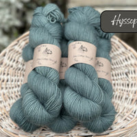 Dyed-to-order sweater quantities - Bowland DK (100% bluefaced leicester) hand dyed to order
