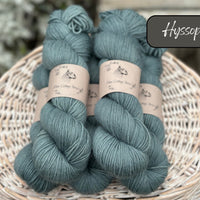 Dyed-to-order sweater quantities - Bowland 4ply (100% bluefaced leicester) hand dyed to order